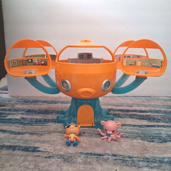 Fisher-Price Octonauts Octopod Headquarters Playset Lights Sounds Kwazii Inkles - Picture 1 of 7